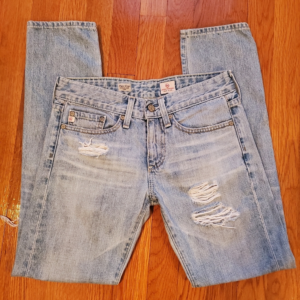 AG Piper Slouchy Slim Crop Jeans